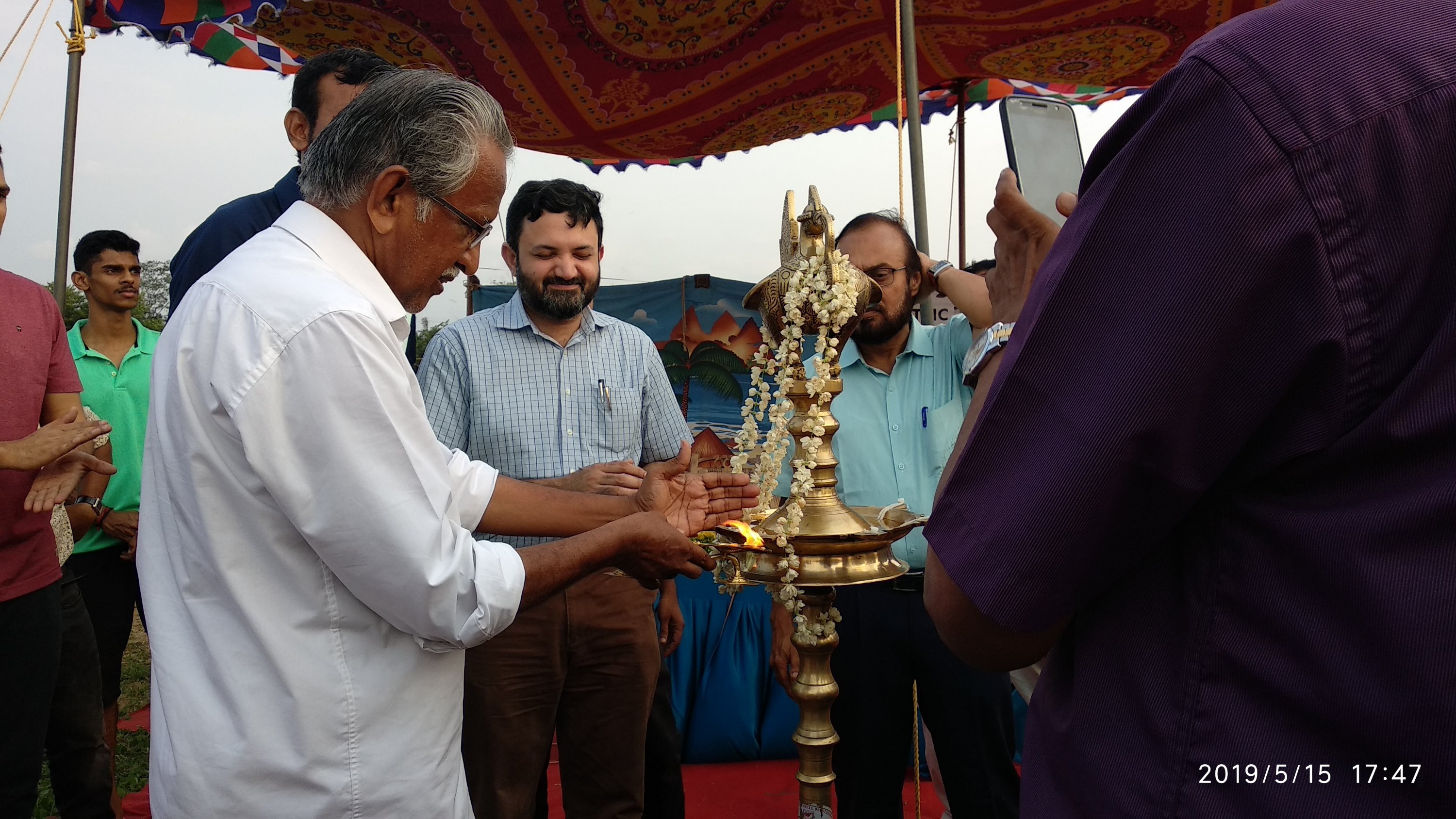 Mr. Ashraf ,Vice President Co-operative Hospital at the inauguration