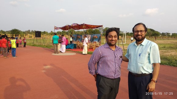 Dr. Nishanth with Dr. Ravi G Nair 