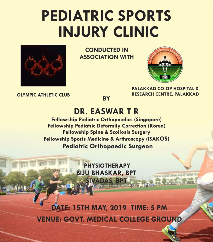 Pediatric Sports Injury Clinic at Palakkad, Kerala